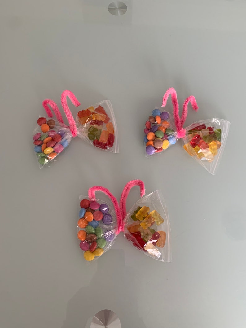 Children's birthday kindergarten baptism wedding party favors gift souvenir butterfly sweets, BPA FREE image 1