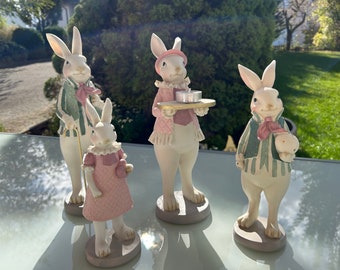 Sonderangebot!!!! Frühlingsdeko Hasen, Große Hasenfiguren, Frühlingsdeko besonderer Art, Clayre & Eef