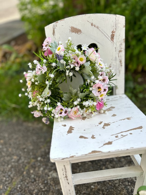 Blumenkranz Frühling/Sommer künstlich 25 cm D, Letzte Bestände!