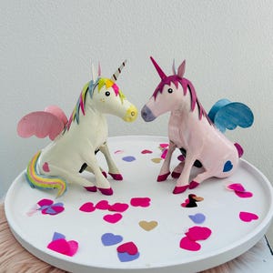 Spardose Einhorn aus Metall, liebevolle Handarbeit