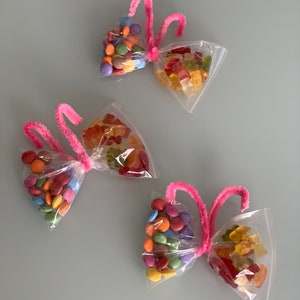 Children's birthday kindergarten baptism wedding party favors gift souvenir butterfly sweets, BPA FREE image 2