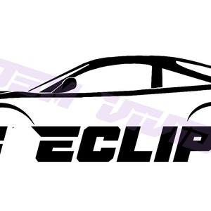 Decalque de carro Eclipse 2G