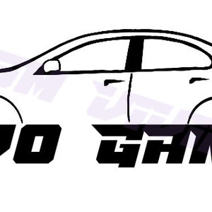 Evo X Car Decal