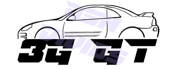 2-Pack Dashboard Badge Sticker Decal – Eclipse Spyder Emblem