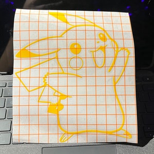 Pikachu Vinyl Decal