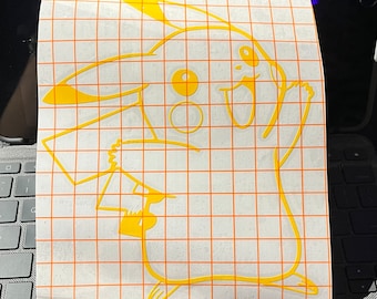 Pikachu Vinyl Decal
