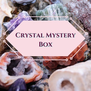 Free Tarot Reading With Every Order! Crystal Mystery Box -Free Shipping!- Gemstones, Pyramids Spheres Etc- Mixed Healing & Metaphysical Set