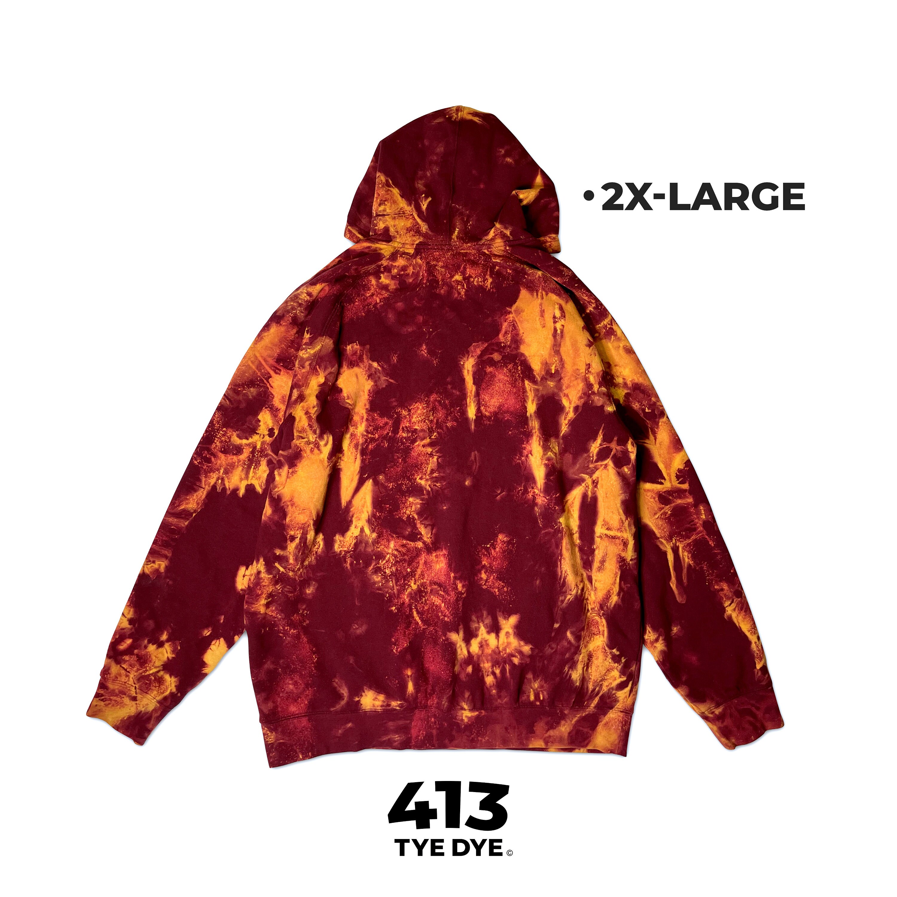 acid dye hoodie