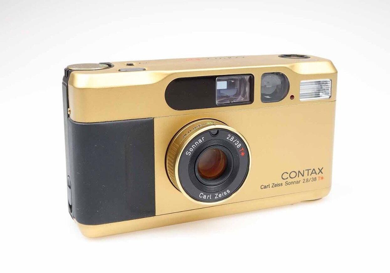 CONTAX T2 ゴールド Carl Zeiss Sonnar #1132 Contax T2 - Buy now Analogue Amsterdam – Analogue Shop