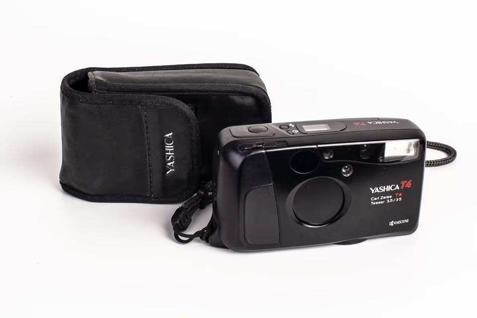 Yashica T4 Film Camera - Etsy Yashica T4 Film Camera - Etsy