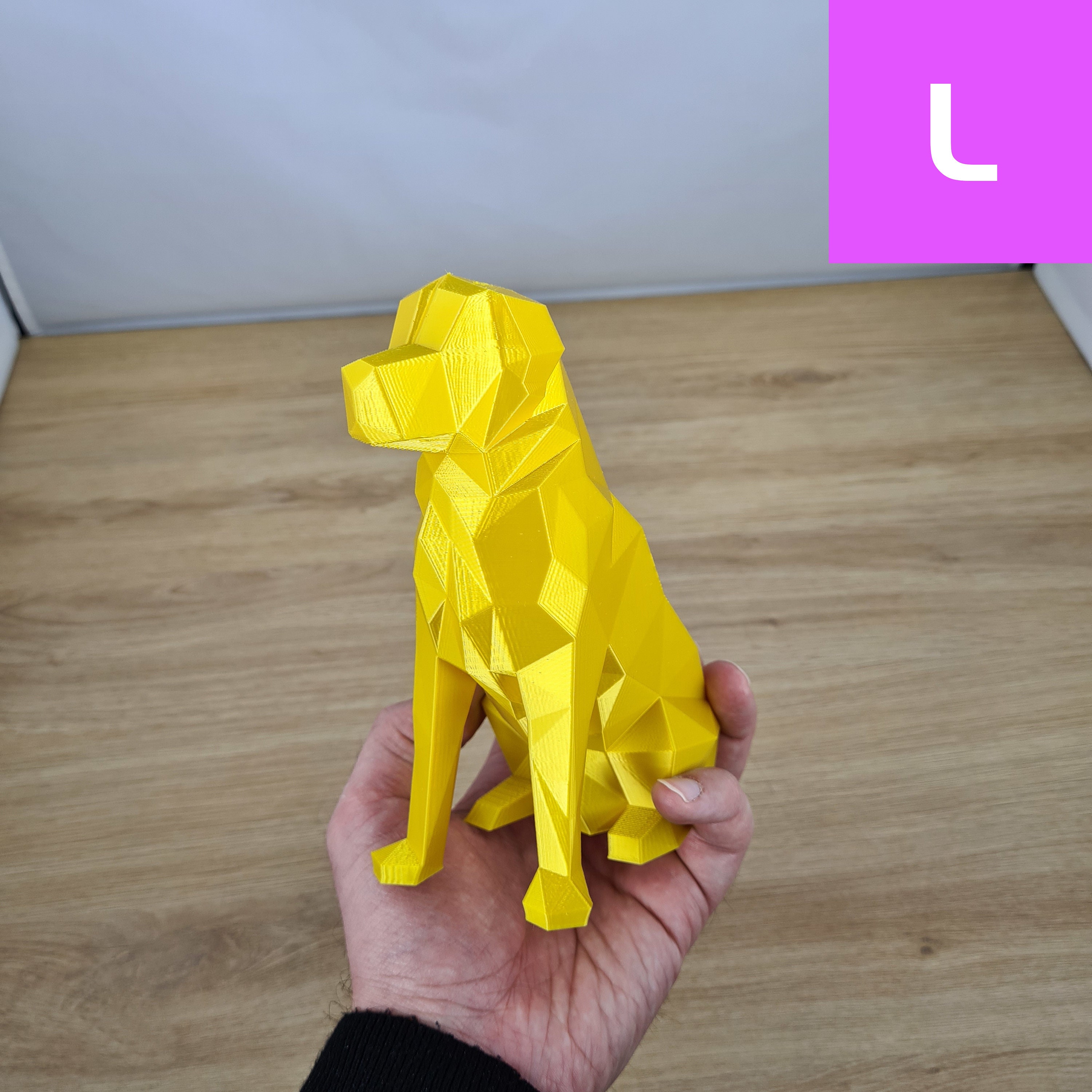Labrador BFF Low-poly Deco Perfect Gift - Etsy