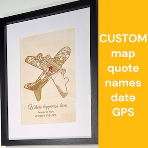 Customizable souvenir wood art map - Unique Personalized Gift for Family and Friends - holiday decor minimalist design