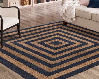 Handmade Jute Rug, Jute Braided Rug, Natural Rug, Bohemian Rug, Jute Area Rug, Jute Woven Rug , Large Area Rug, Eco Friendly Rug