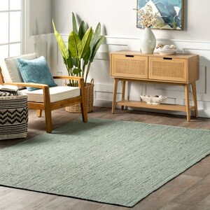 Hand Braided Natural jute Rug, Square Carpet, Rectangle Rug, jute area rug, Oriental rug, Braided carpet, Bohemian rug , Runner rug