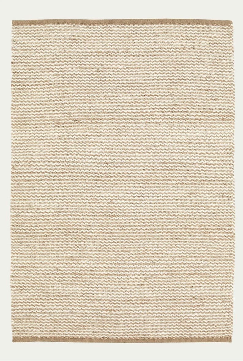 Large Juste Rug 6x9,8x10ft White and Natural Hemp Jute Rungs-extra Large Jute Rugs Jute ...