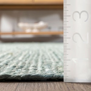 Hand Braided Natural jute Rug, Square Carpet, Rectangle Rug, jute area rug, Oriental rug, Braided carpet, Bohemian rug , Runner rug