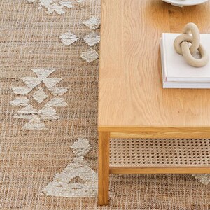 8x10,9x12 cotton and jute  Rug, Cotton Jute Blend Rug, Earthy décor Rug, Organic Natural Jute Rug, Home and Living  rug Jute and Cotton Rug