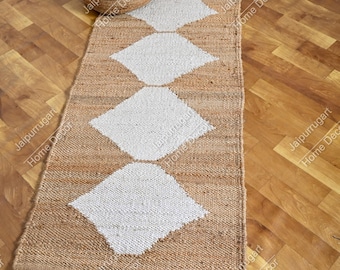 Natural Hemp Jute Runner Hemp Hallway Decor Hemp Jute Runner Hemp For Farmhouse Custom Size Hemp Carpet,Stair Runner
