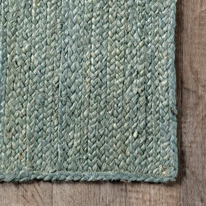 Hand Braided Natural jute Rug, Square Carpet, Rectangle Rug, jute area rug, Oriental rug, Braided carpet, Bohemian rug , Runner rug