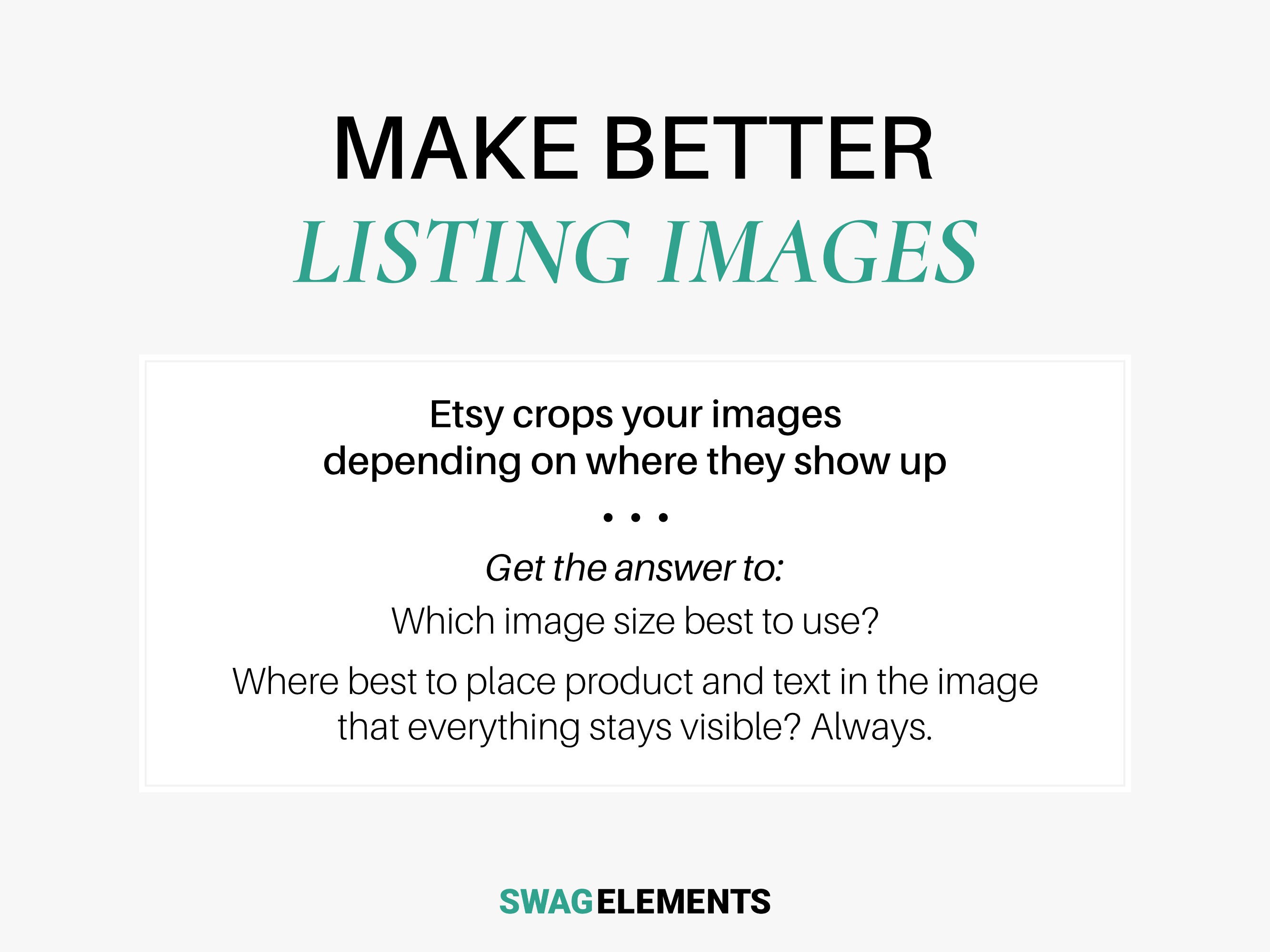 Etsy Photo Size Guide Etsy Listing Image Template Etsy Etsy