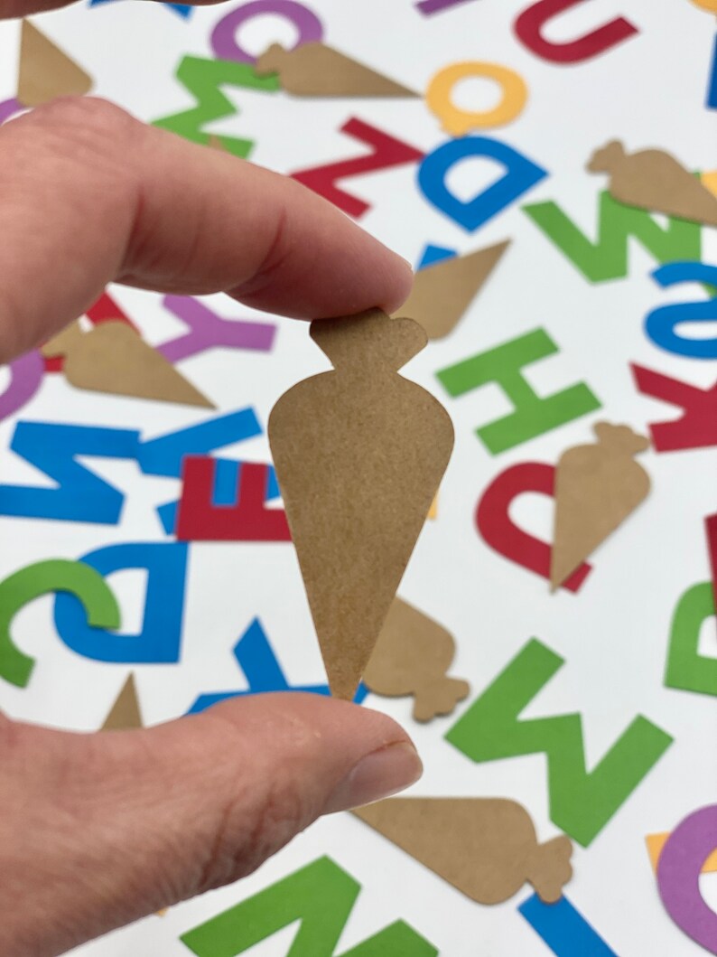 60 Stück Einschulung Konfetti Set - ABC 123 Deko Für Schultüte & Tischdeko