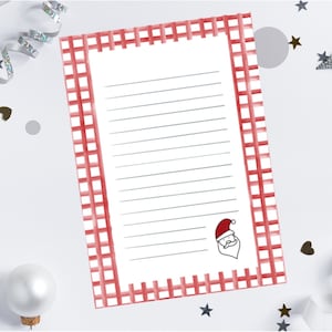 Papelería de gnomo Plantilla de correo de gnomo Navidad Correo de gnomo Puerta de gnomo Descargar PDF Descargar Carta de gnomo Correo de Adviento niños PDF