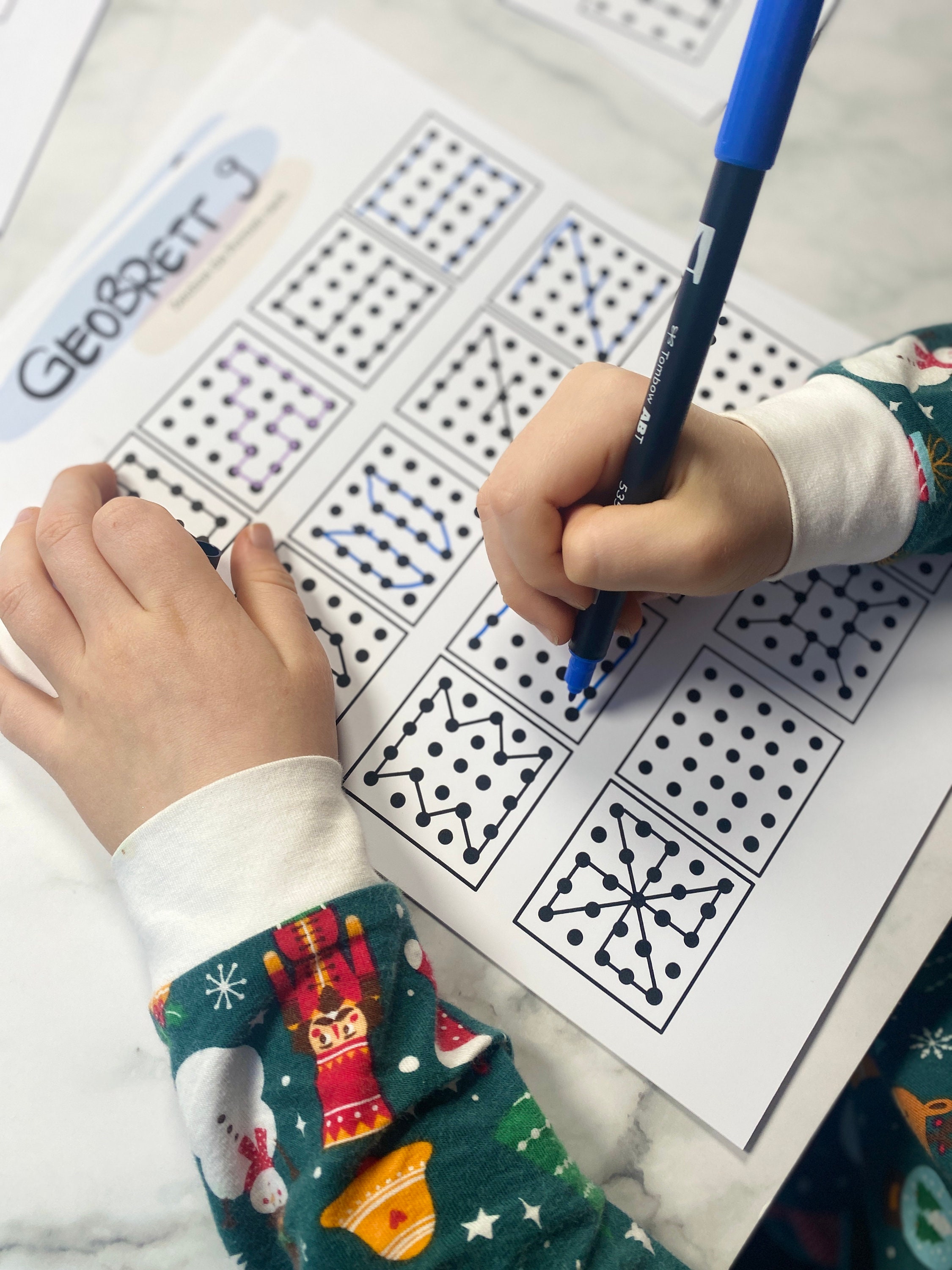 Preschool Tasks to Print Out Puzzles Kindergarten Tracing Shapes ...