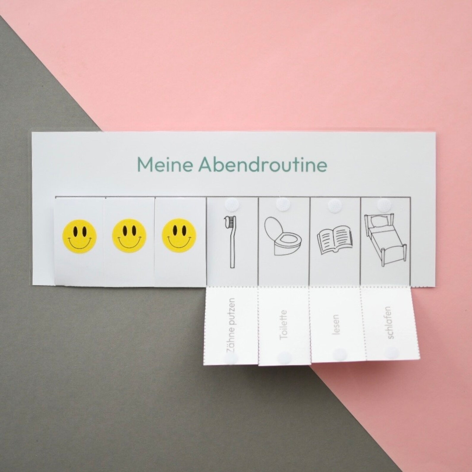 Abendroutine Kinder Routineplan Kinder Montessori Routinekarten Kinder ...