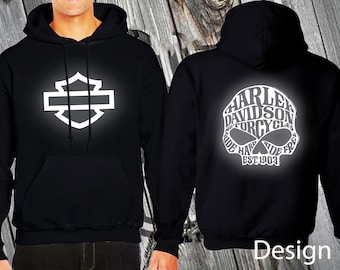 Reflecterend t-shirt voor motorrijders, hoodie