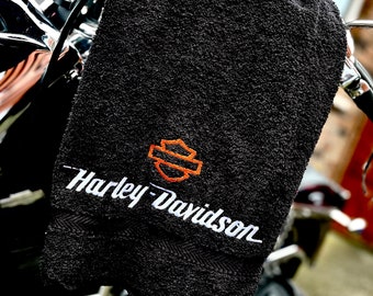 Harley Davidson hand towel, bath towel