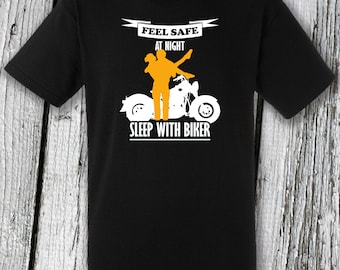 T-shirt Dormir avec Biker