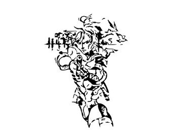 MGS -10yoji Shinkawa Inspired SVG Bundle. Printable, Use