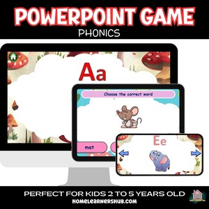 Phonics Game - 3 to 6 years old