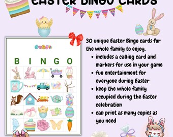Paasbingo spel – print en speel direct deze Paasdagen