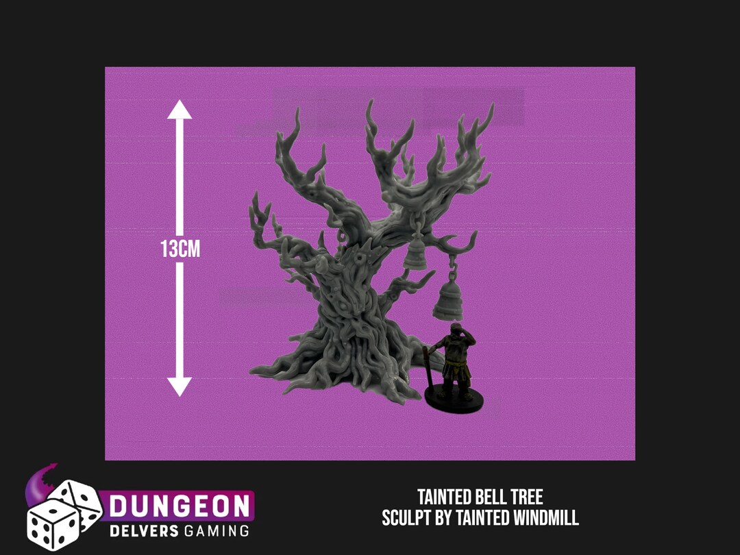 Grimdark Fantasy Decayed Tree Bells Sci-fi Forest Scenery Terrain ...