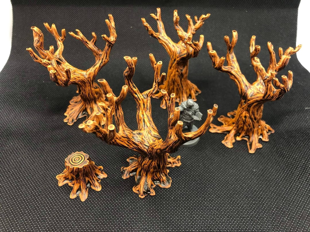 Tabletop Tree Scatter Pieces Wargaming Resin 3d Printed Woodland ...