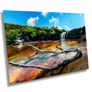 Cascata al Royal National Park, Southern Sydney, NSW su tela, carta fotografica, stampe in acrilico e metallo, decorazioni murali e decorazioni per la casa