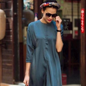 2-layer 100% premium mulberry silk ao dai, Ao dai women modern, Custom size ao dai, Vietnamese wedding guest dress, Handmade ao dai AS65