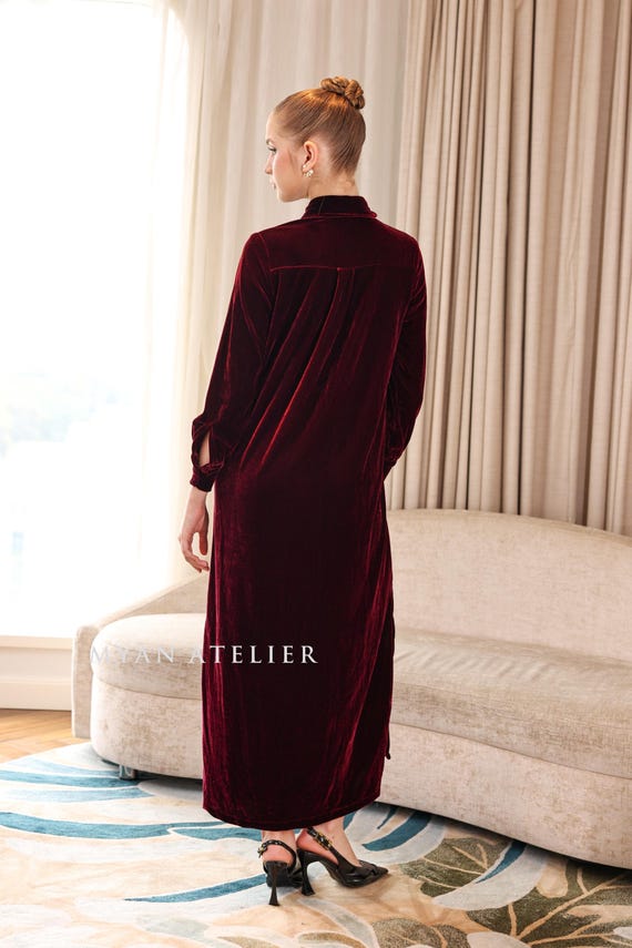 burgundy button down dress Burgundy Free People Flowy Shirt Dress
