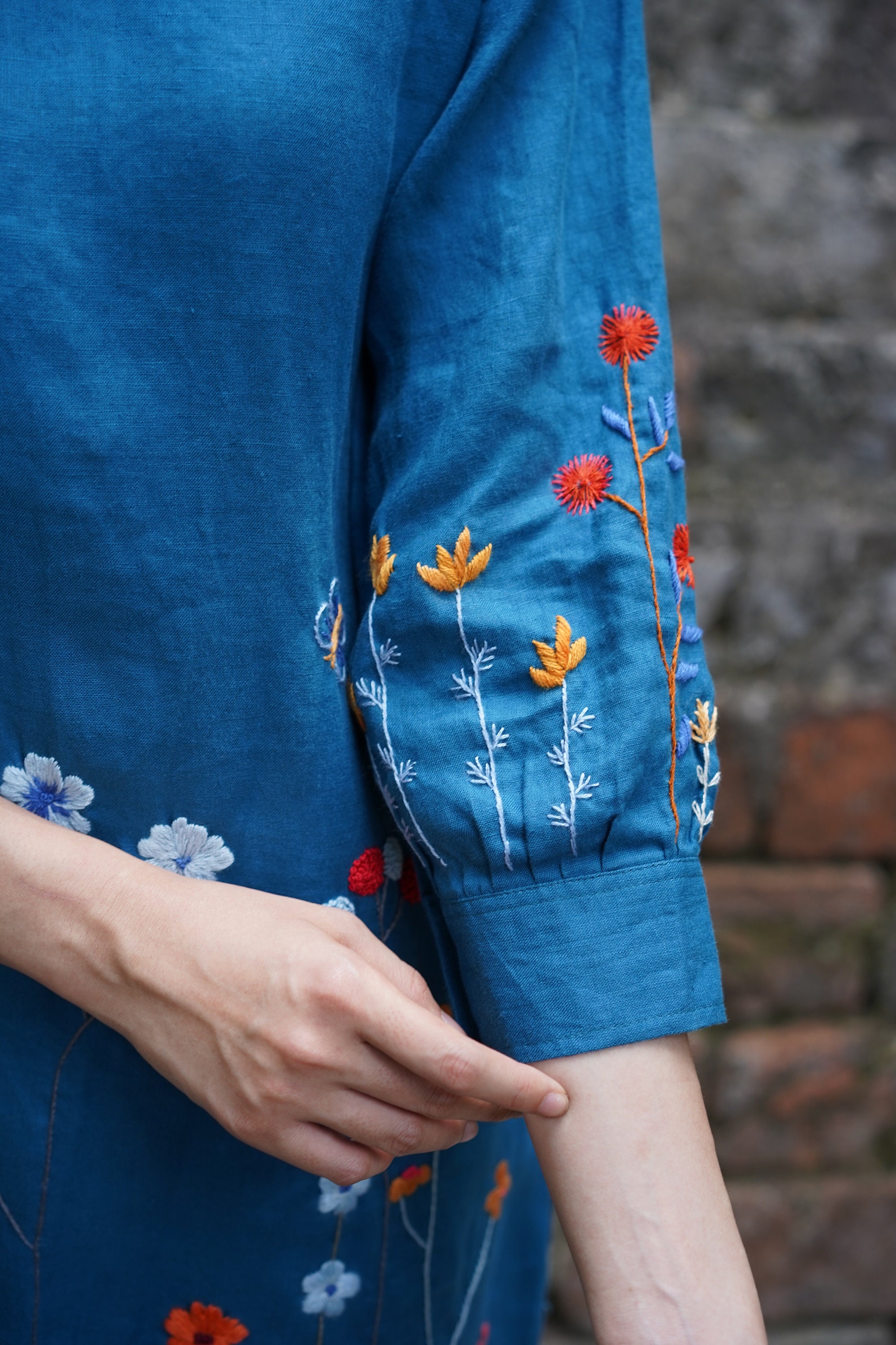 関税送料込★N°21/花柄プリント アシンメトリー ミニドレス フラワー刺繍レース×アシンメトリータイトミニキャバドレス(fm2037)