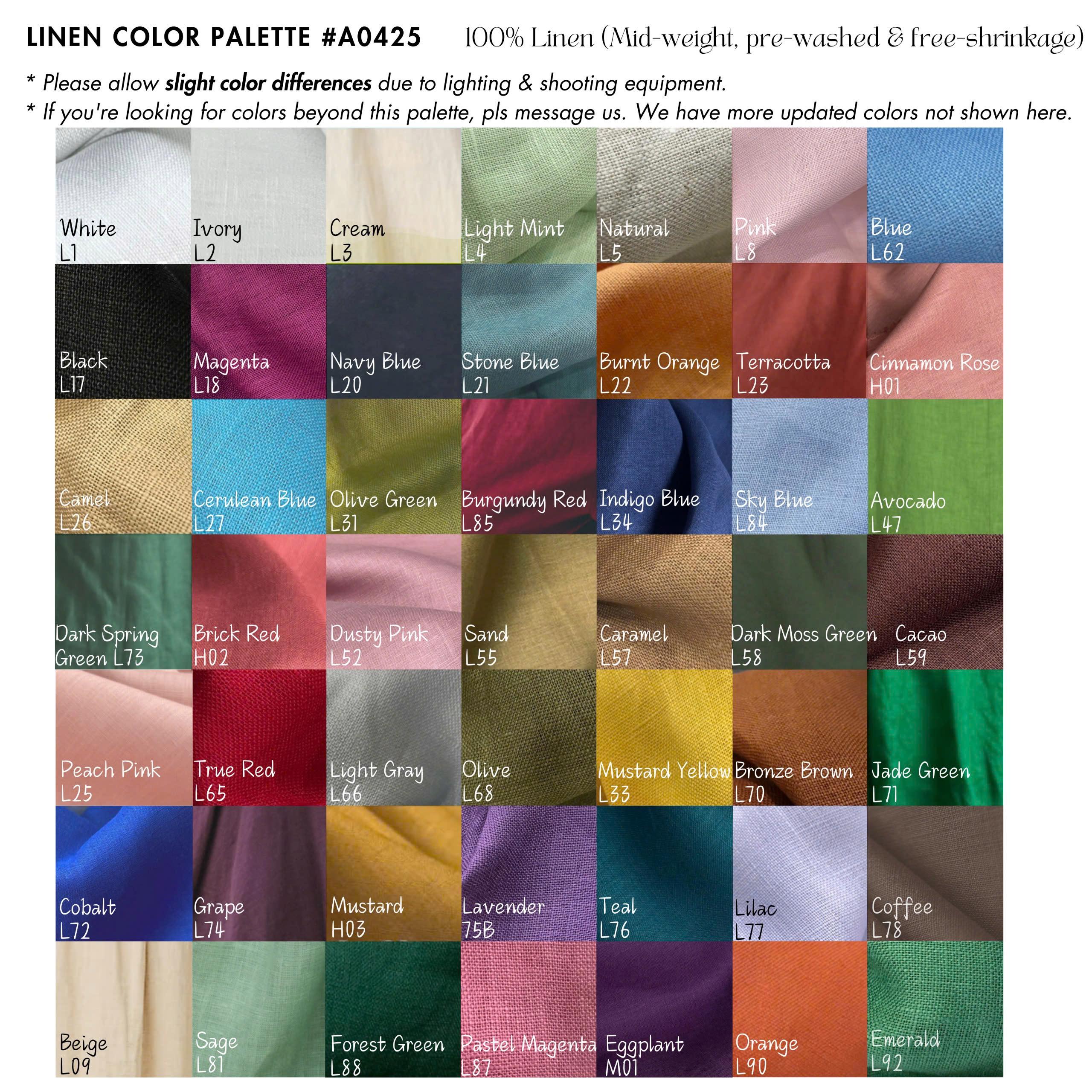 Soft 100% Linen Fabric, Pure Pre-washed Linen Fabric Scraps, Linen ...