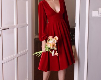 v neck christmas party dress Amazon.com: Womens Sexy Deep V Neck Long Sleeve Christmas Santa Midi Party  Dress Cute Print Flowy Long Xmas Costume Dress(RE1-S) : Clothing, Shoes &  Jewelry