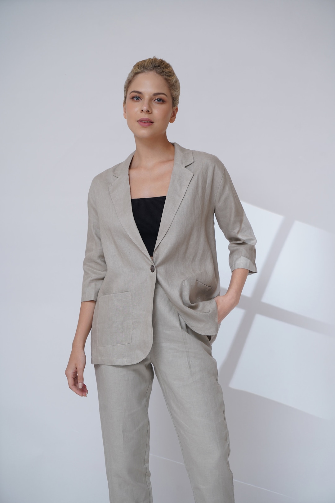 Liina – Elegant long blazer main image 0