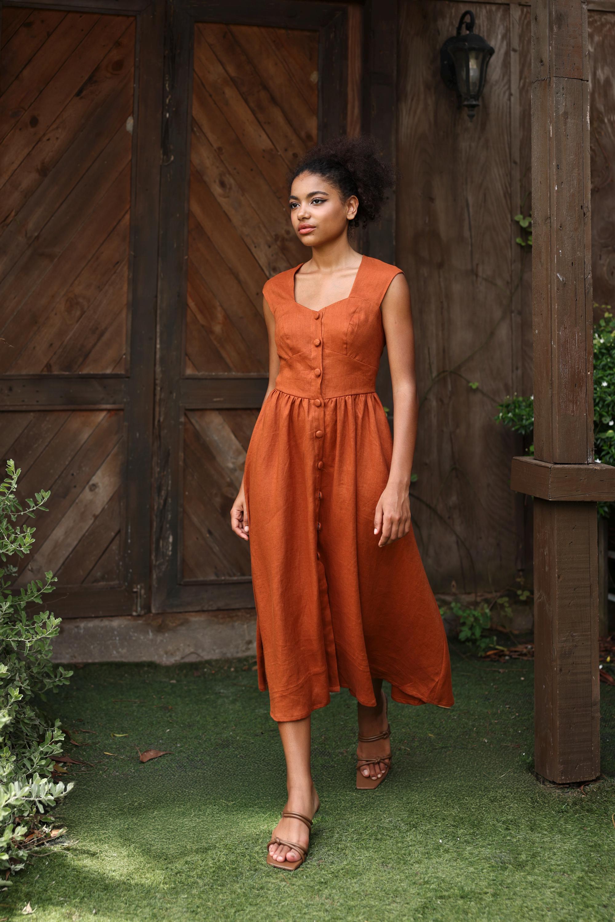 Bronze Bridesmaid Dress