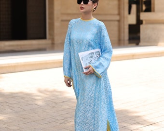Traditional vietnamese dress, Silk ao dai, Silk ao dai for women, Vietnam dress culture, Modern Vietnamese clothing, Plus size ao dai AS08