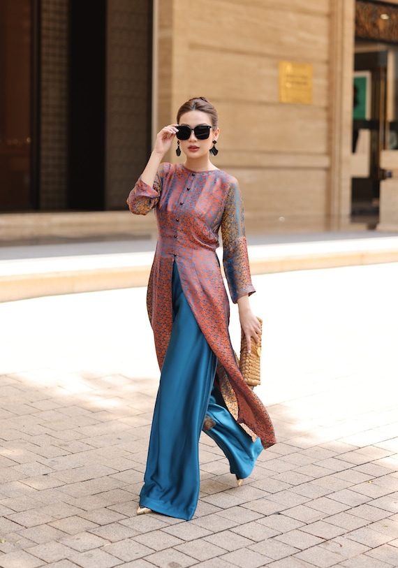Buy Vietnam Dress Culture, Vietnam Women Dress, Traditional Dress of  Vietnamese, Ao Dai Women With Pants, Plus Size Ao Dai, Custom Ao Dai AS24  Online in India - Etsy