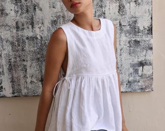トップス Lig. hem design tops SimilinaGZ Top in dark grey washed color