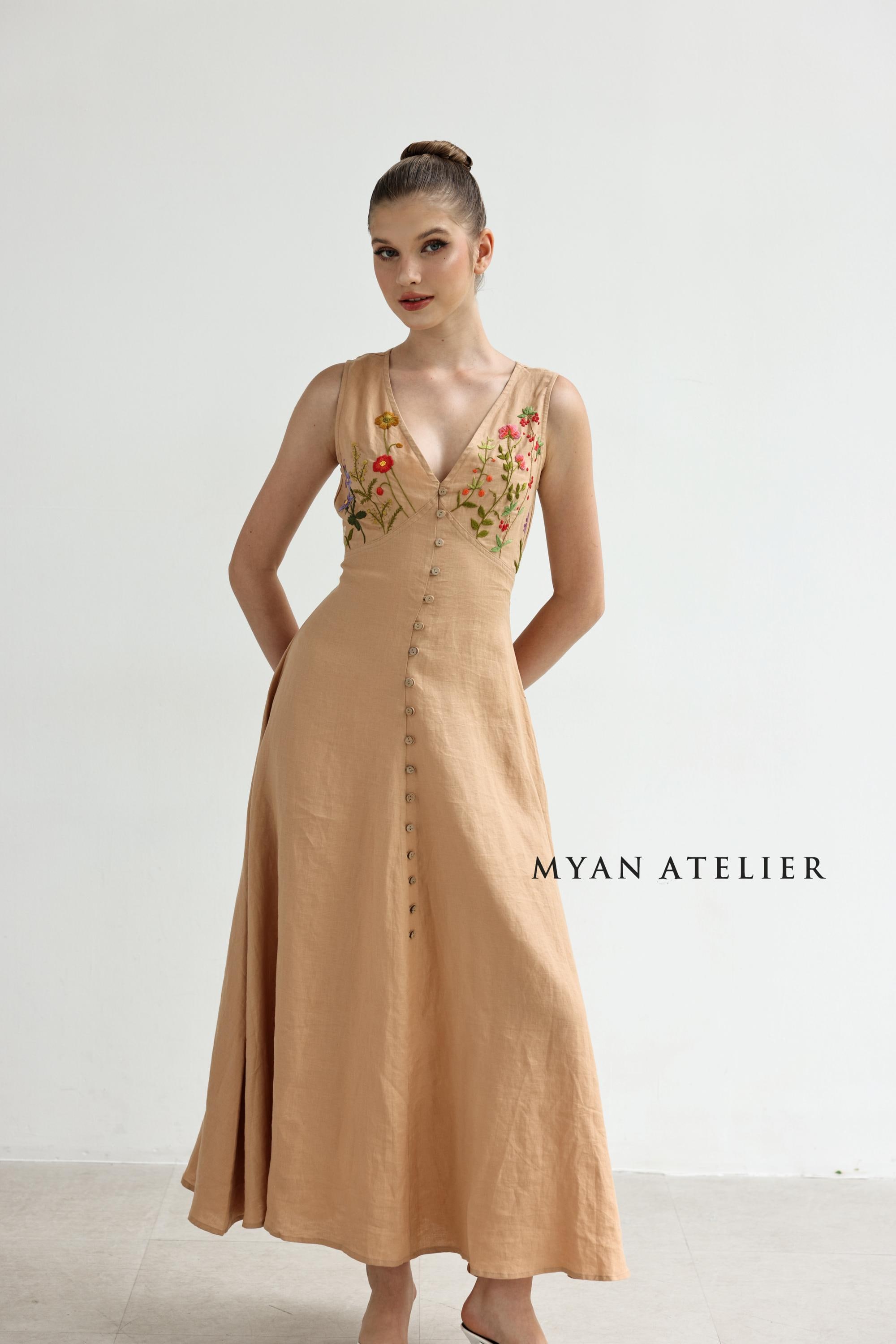 Linen Dresses Made in Greece - Etsy