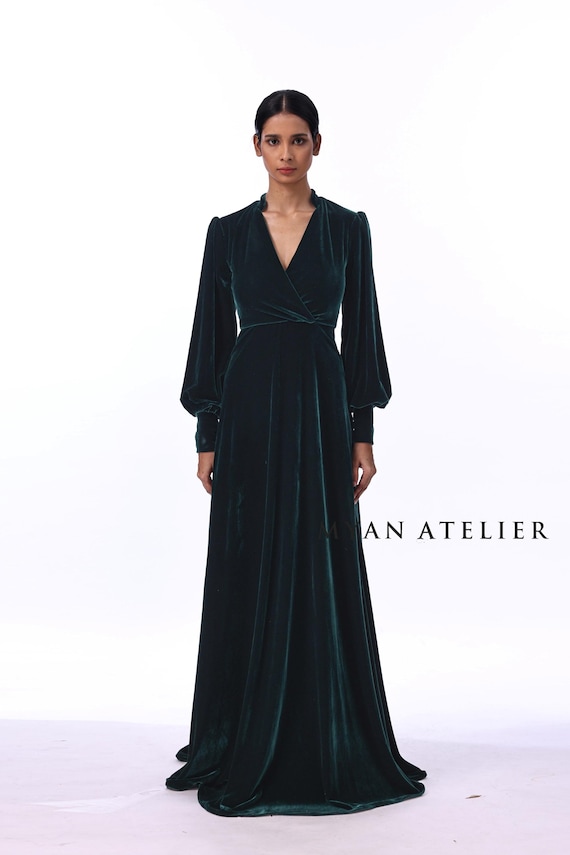 nadine velvet midi dress Nadine Velvet Dress  Devu Luxe