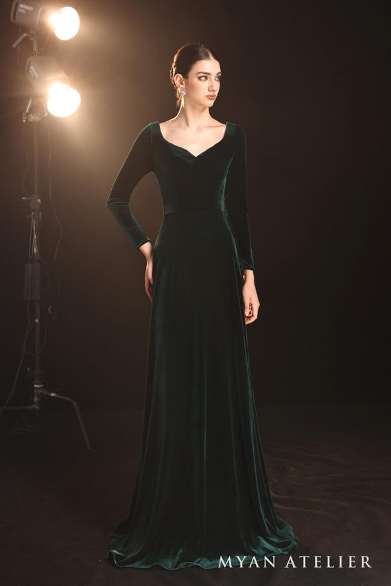 Lane Bryant Green Velvet Dress Amazon.com: Olaesa Women's Dark Green Velvet  Long Sleeve Midi Dress Wedding Guest Sweetheart Neck Cocktail Party Formal  Dresses : Clothing, Shoes & Jewelry